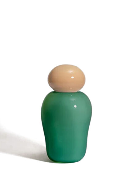 Bon Bon Medivase Multicolored Green Glass Object