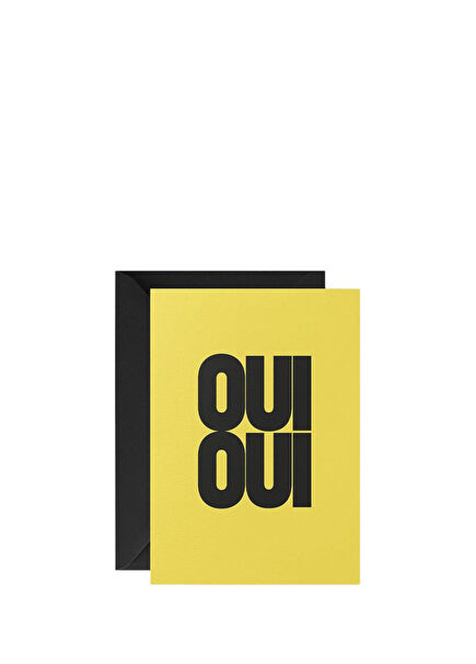 Oui Oui Zarflı Tebrik Kartı 