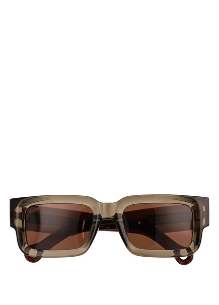 HS921 52 S03 Kahverengi Asetat Erkek Güneş Gözlüğü