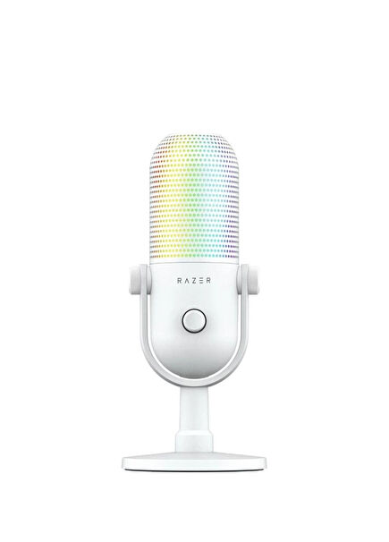 Seiren V3 Chroma Beyaz RGB Mikrofon RZ19-05060200-R3M1