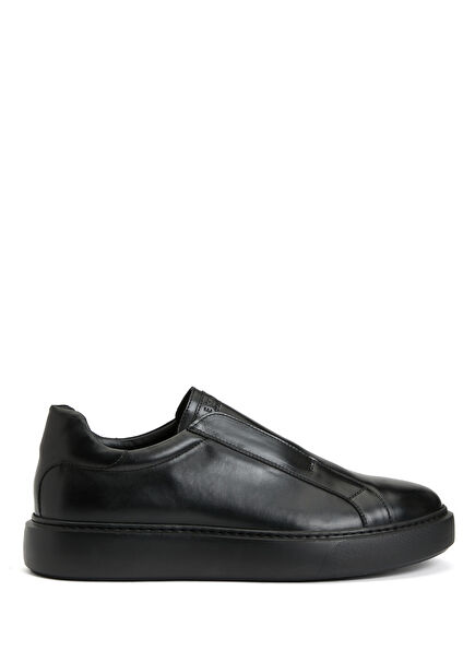 Siyah Erkek Deri Sneaker