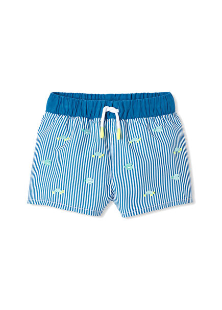 Colorful Embroidered Baby Boy Swimsuit Shorts