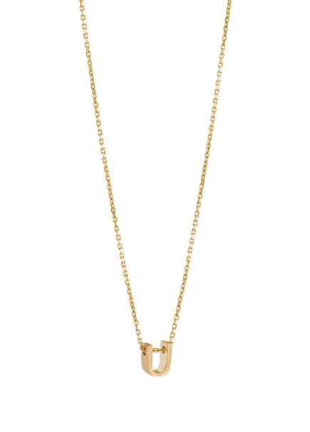 Mini Initials Women's Gold Necklace