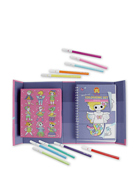 Dress Ups Mash-Up Coloring Set