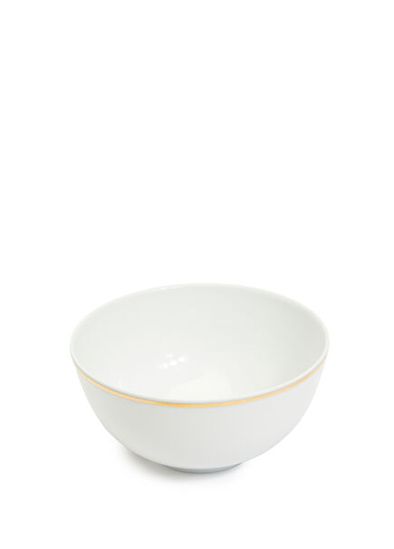 Teatro Small Black Gold Porcelain Salad Bowl