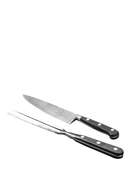 Çelik Barbekü Bıçak Çatal Seti OA-KF-SET