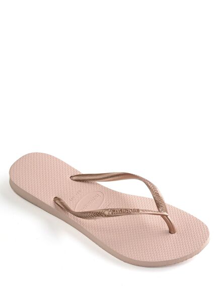 Slim Light Pink Kids Beach Slippers