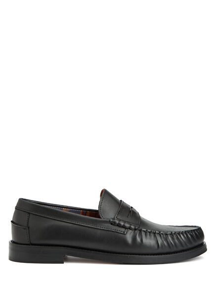 Riviera Black Men's Leather Loafer