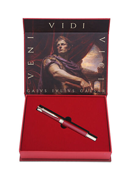 Caesar Special Edition Red Rollerball Fountain Pen