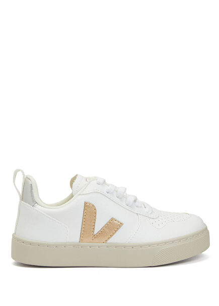 Small V-10 Laces Cwl Leather Unisex Kids Sneaker