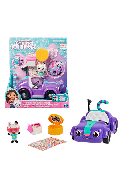 Dollhouse Carlita ve Panda Paws Oyuncak Piknik Seti