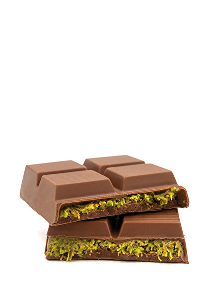 Kadayıflı Antep Fıstıklı Sütlü 2'li Çikolata 190 gr