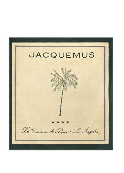 The Croisiere Cream Beach Towel