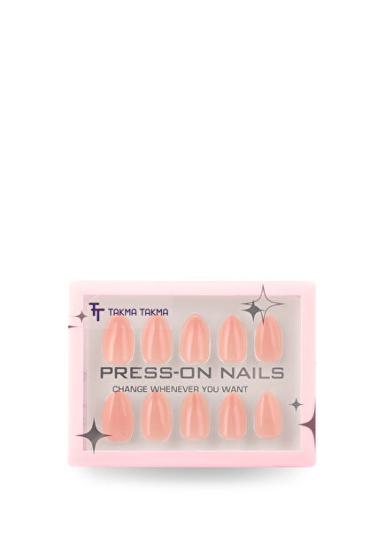 Ten Rengi Kısa Badem 30'lu Protez Takma Tırnak MKBD1739 