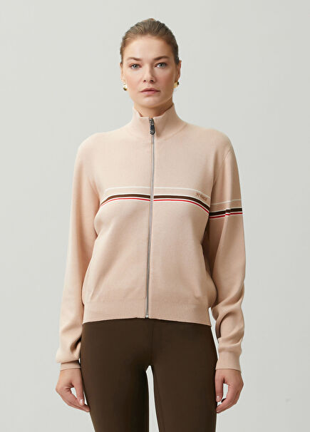 Ten Fermuarlı Sweatshirt
