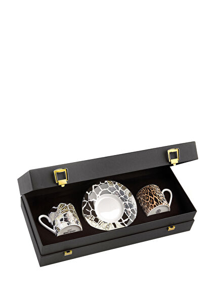 Africa Porselen 2 Kişilik Türk Kahvesi Fincan Takımı