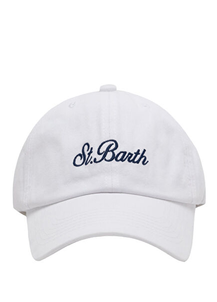 White Logo Men's Hat