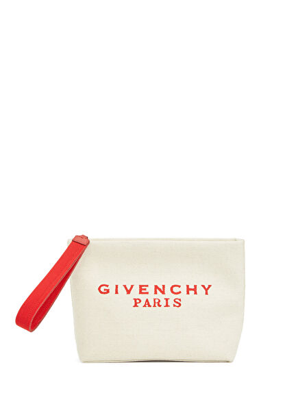 Red Beige Women's Handbag