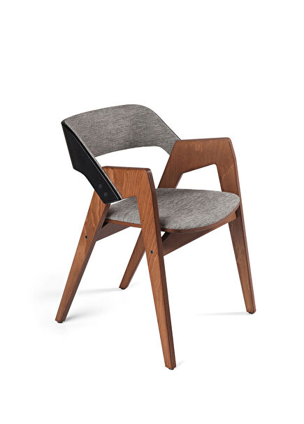 Nest Açık Ceviz Mutfak Sandalyesi