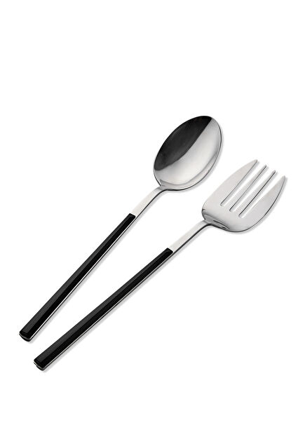 Bianco Silver 2-Piece Salad Serving Set