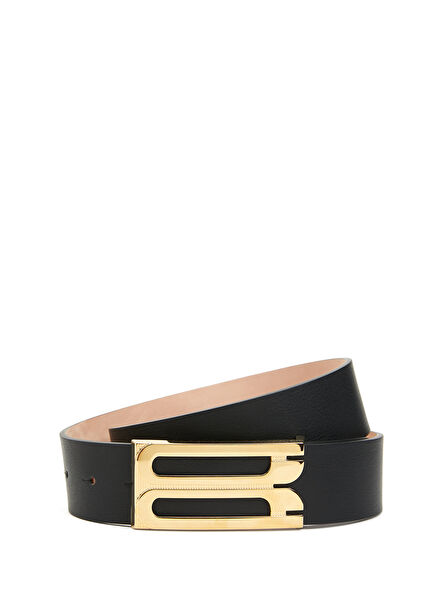 Black Womens Leather Belt