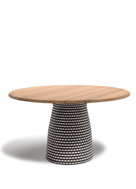 Fllair Mahagony Tik Ağacı Bahçe Masası