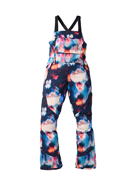 Reserve 2L Stretch Slim Bibs Renkli Kadın Snowboard Pantolonu