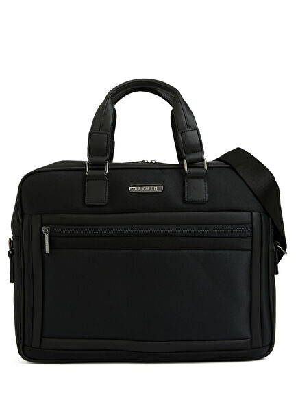 Siyah Erkek Teknik Laptop Çantası