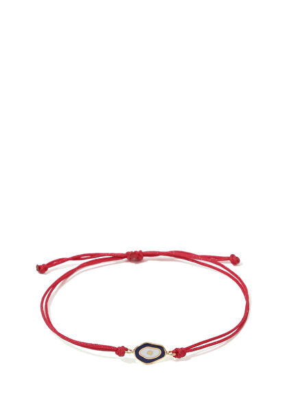 Evil Eye Red 14K Gold Women's Bracelet