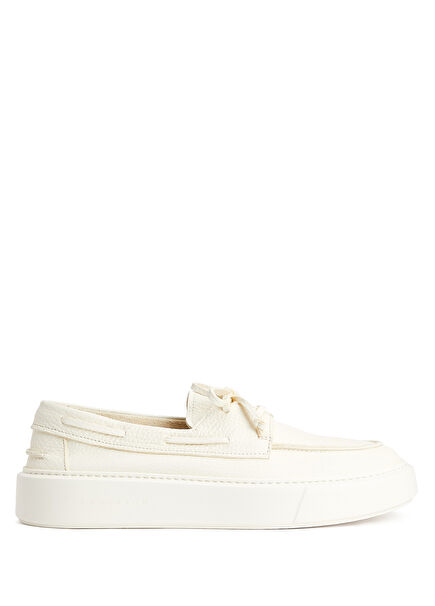 Ghibli Off-White Men's Leather Shoes