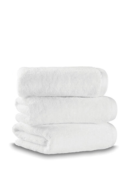 Ecoluxe White Organic Cotton Hand Towel 30 x 40 cm