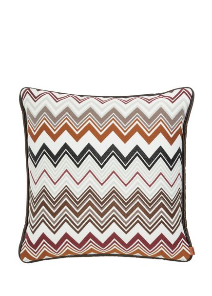 Pantelleria Zikzak Desenli Dekoratif Yastık 45x45
