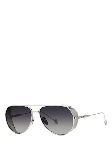 N7.1 Silver Grey Lens Gray Unisex Sunglasses