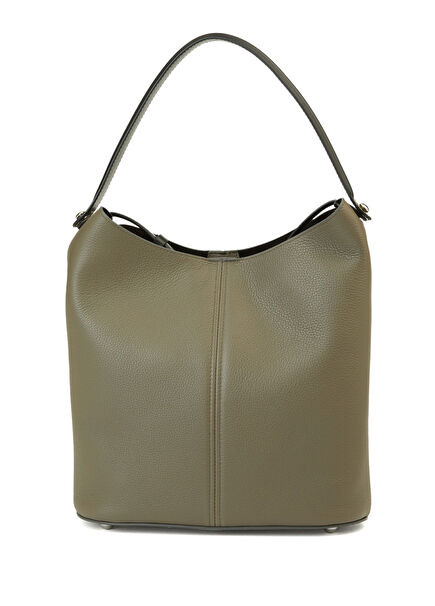 Dress Age Koyu Bej Kadın Deri Çanta