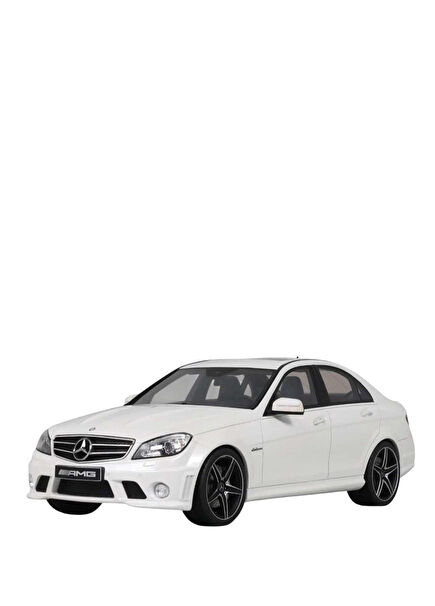 1:18 2007 Mercedes Benz C63 AMG Diamond White Model Car