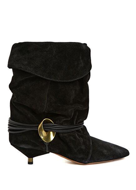 Edrika Black Women's Leather Boots