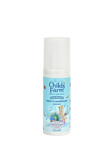 Coconut Extract Leave-In Children's Spray Conditioner for Dry and Curly Hair 100 ml