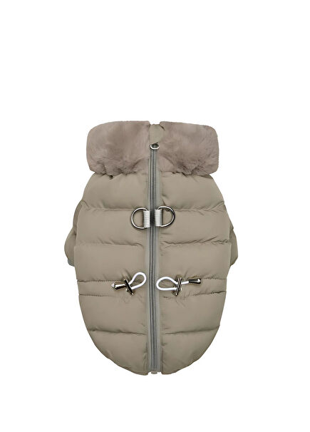 Marshmallow Quilted Jumper Khaki Köpek Kıyafeti
