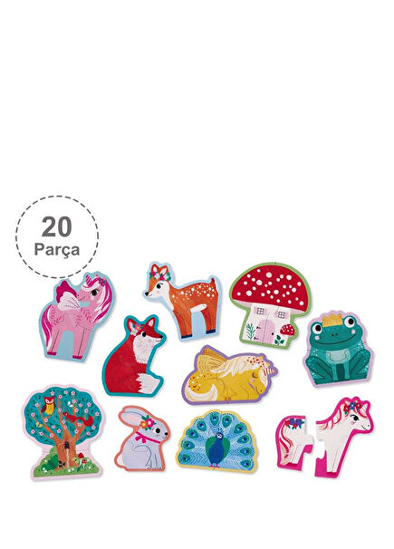 Unicorn 10 Piece Progressive Puzzle