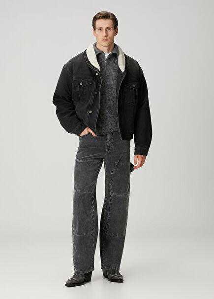 Lorson Siyah Jean Pantolon