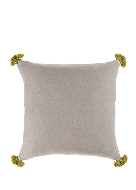 Olivia Lime Keten Kırlent 45 x 45 cm