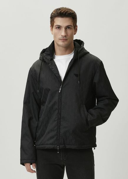 Black Hooded Coat