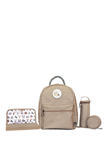 Gogi Set Beige Baby Care Backpack Set