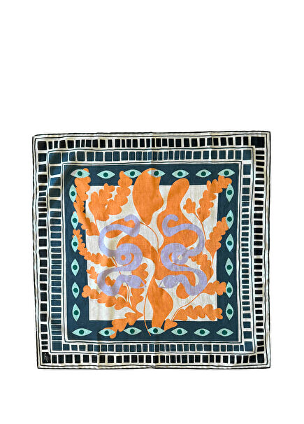 Keep An Eye On Renkli Pamuklu Kadın Fular