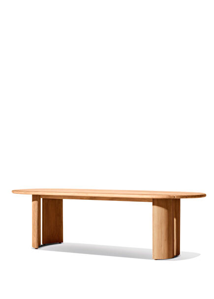 Minevra Naturel Ahşap Bahçe Masası