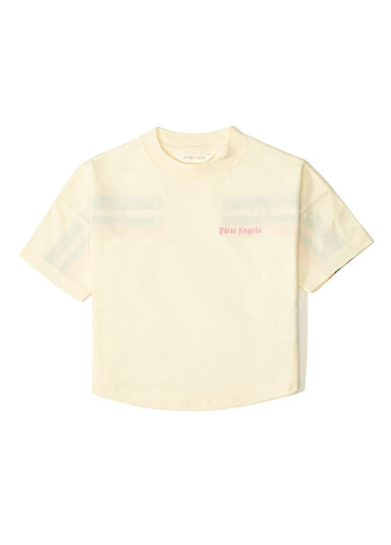 Beige Pink Girls T-Shirt