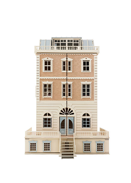 House of New York Ahşap Çocuk Oyun Evi