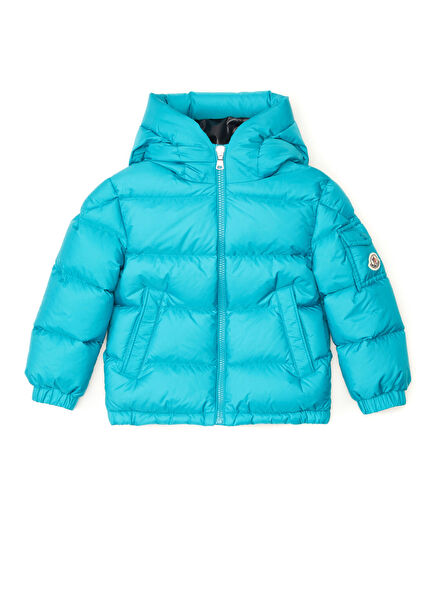 Yeşil Kapüşonlu Kız Çocuk Ceket