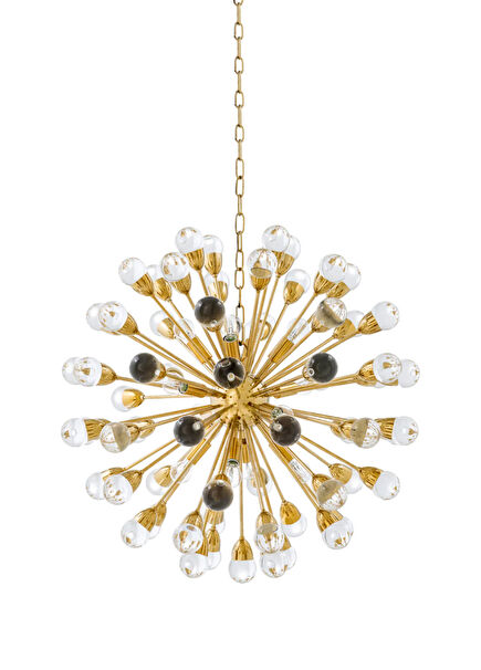 Anto Golden Glass Pendant Chandelier 75 cm