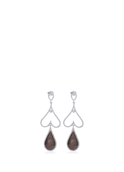 Diamond Detailed Women's Gold Earrings